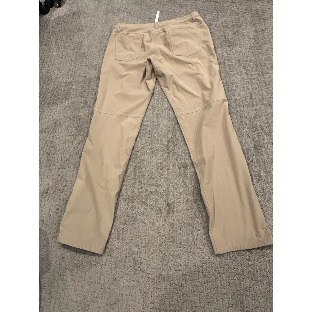 Lululemon Men's ABC Relaxed-Fit 5-Pocket Pants Nomad size 36x34 (B1) - Picture 2 of 5